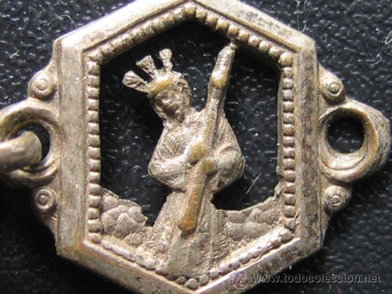 Antig&uuml;edades: Pulcera de medallas   religiosa - Foto 8