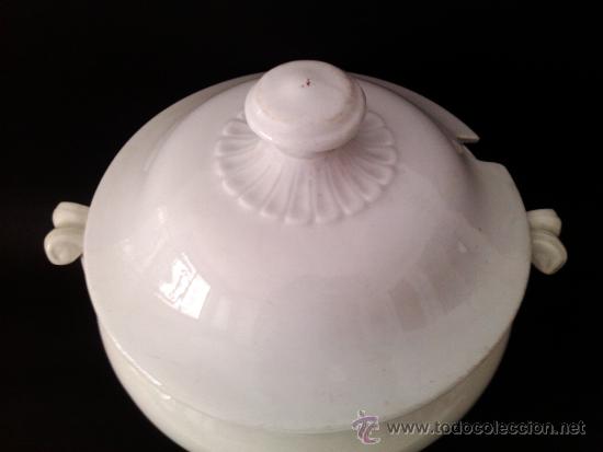 Antig&uuml;edades: ANTIGUA SOPERA DE PORCELANA - Foto 2