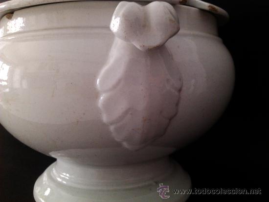 Antig&uuml;edades: ANTIGUA SOPERA DE PORCELANA - Foto 4