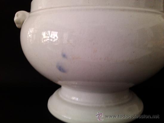 Antig&uuml;edades: ANTIGUA SOPERA DE PORCELANA - Foto 8