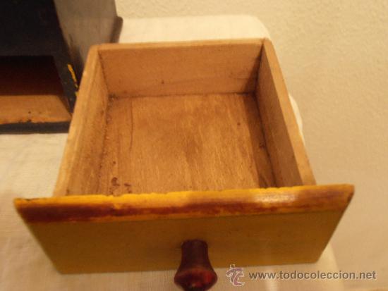Antig&uuml;edades: MOLINILLO DE CAFE DE MADERA MARCA ELMA - Foto 4