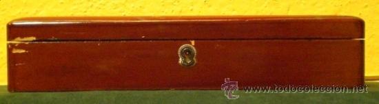 Antig&uuml;edades: LACA JAPONESA.   CAJA DE MADERA - Foto 3