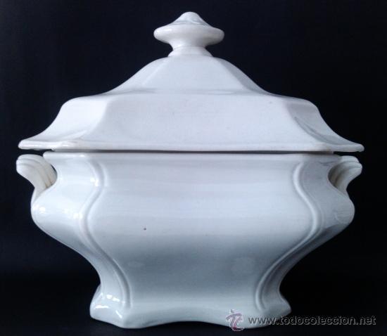 Antig&uuml;edades: ANTIGUA SOPERA DE PORCELANA - Foto 12