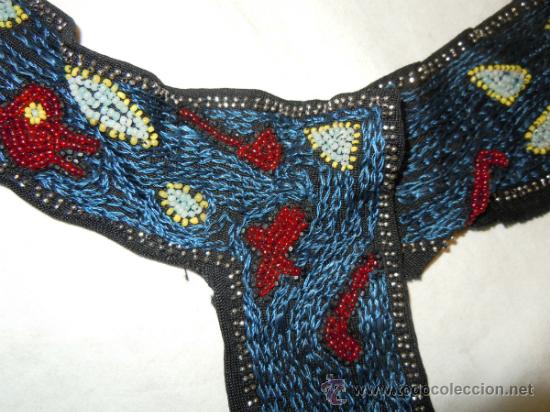 Antig&uuml;edades: CUELLO CON PATA Y COMPLEMENTO CON ABALORIOS DE PRINCIPIOS SIGLO XX - Foto 10