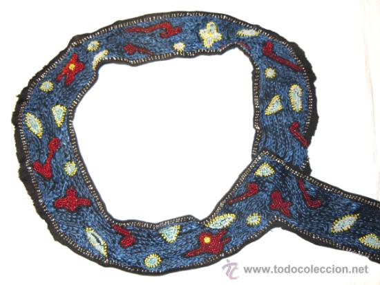 Antig&uuml;edades: CUELLO CON PATA Y COMPLEMENTO CON ABALORIOS DE PRINCIPIOS SIGLO XX - Foto 9