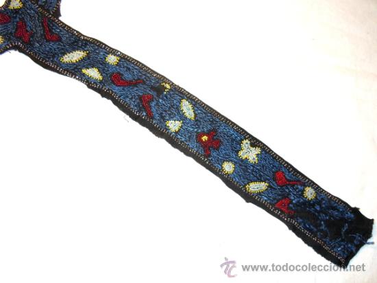 Antig&uuml;edades: CUELLO CON PATA Y COMPLEMENTO CON ABALORIOS DE PRINCIPIOS SIGLO XX - Foto 8