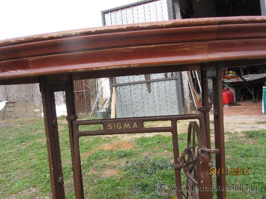 Antig&uuml;edades: tapa marmol enmarcada en caoba - Foto 2