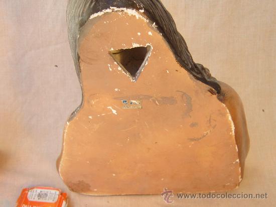 Antig&uuml;edades: CORAZON DE JESUS ANTIGUO EN ESTUCO - Foto 2