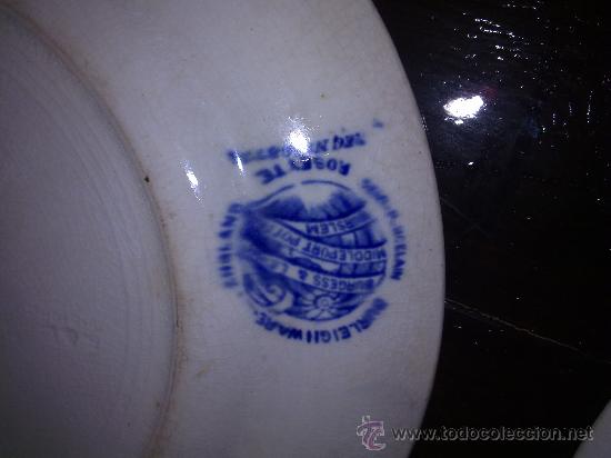 Antig&uuml;edades: lote de 2 platos de ceramica - Foto 4