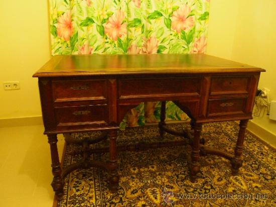 Antig&uuml;edades: MESA DE DESPACHO FINALES XIX PPIO XX - Foto 9