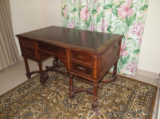 Antig&uuml;edades: MESA DE DESPACHO FINALES XIX PPIO XX - Foto 7
