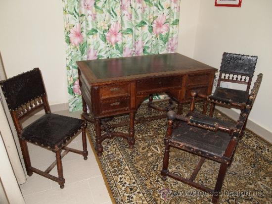 Antig&uuml;edades: MESA DE DESPACHO FINALES XIX PPIO XX - Foto 11