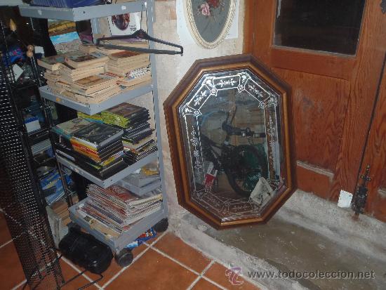 Antig&uuml;edades: ESPEJO GRABADO 86 x 60 CM. - Foto 1