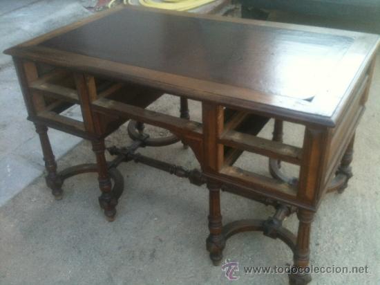 Antig&uuml;edades: MESA DE DESPACHO FINALES XIX PPIO XX - Foto 4