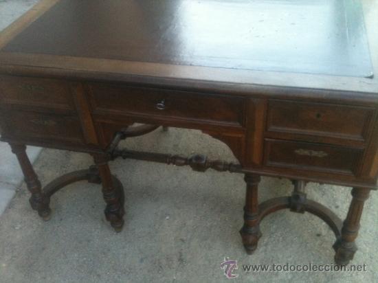 Antig&uuml;edades: MESA DE DESPACHO FINALES XIX PPIO XX - Foto 3