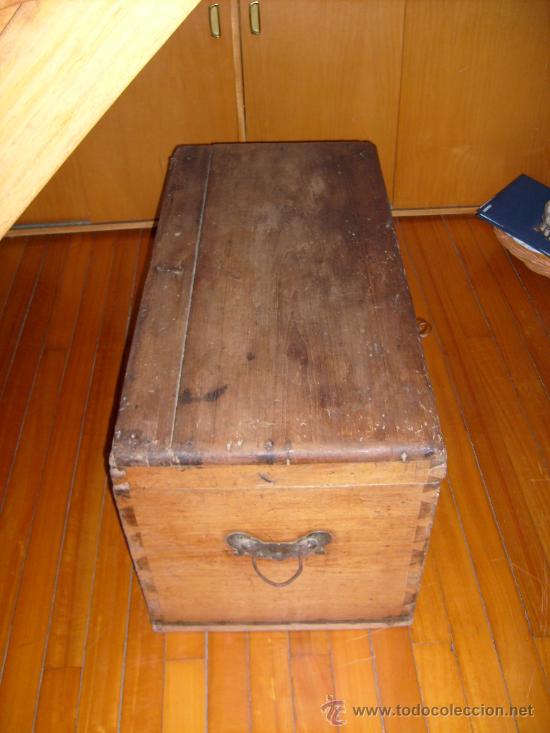Antig&uuml;edades: ba&uacute;l de cedro muy antig&uuml;o - Foto 3