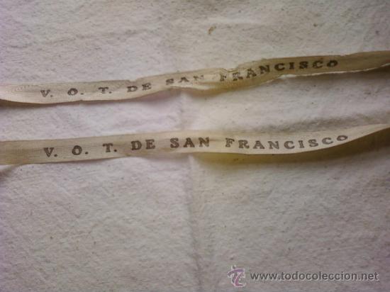 Antig&uuml;edades: ESCAPULARIO DE SAN FRANCISCO - Foto 3