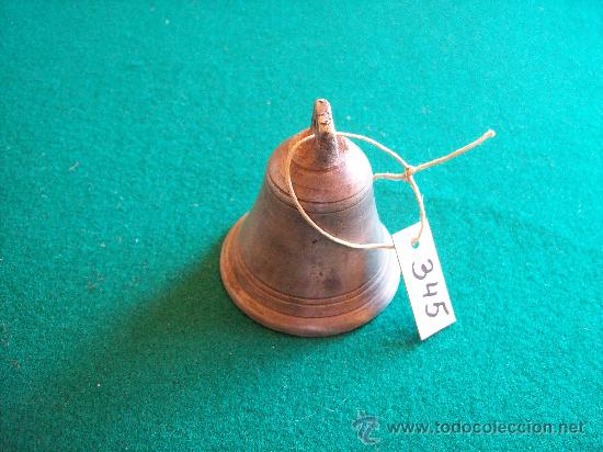 Antig&uuml;edades: ANTIGUA CAMPANILLA DE BRONCE - Foto 1