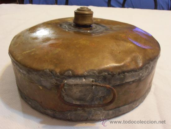 Antig&uuml;edades: CALIENTACAMAS DE COBRE - Foto 2