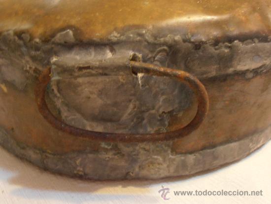Antig&uuml;edades: CALIENTACAMAS DE COBRE - Foto 3