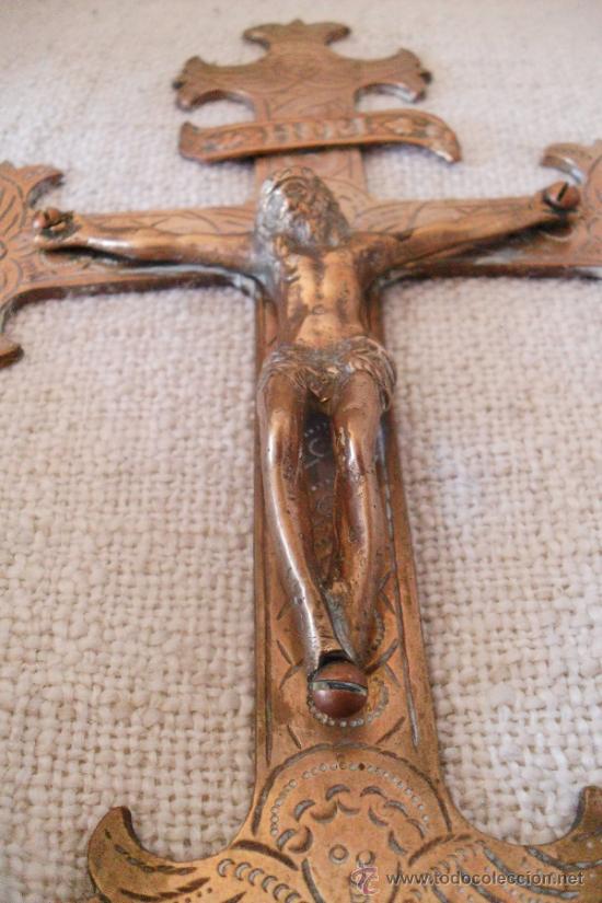 Antig&uuml;edades: CRISTO ARCAICO DE BRONCE - Foto 3