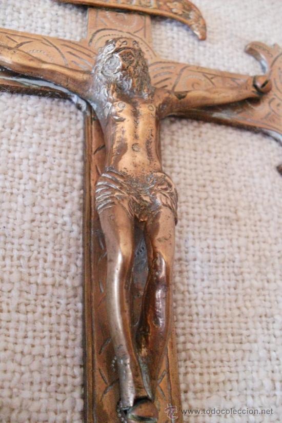 Antig&uuml;edades: CRISTO ARCAICO DE BRONCE - Foto 5