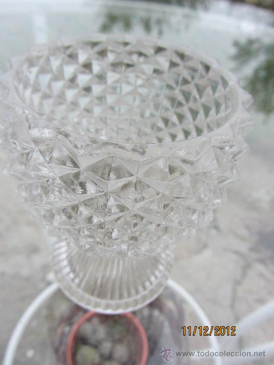 Antig&uuml;edades: COPA DE CRISTAL ANTIGUA, 9x7 cms - Foto 1