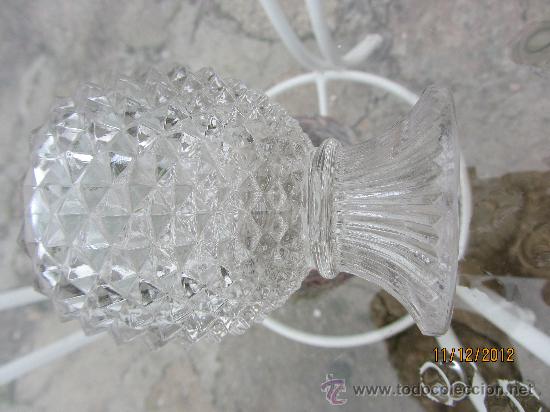 Antig&uuml;edades: COPA DE CRISTAL ANTIGUA, 9x7 cms - Foto 2