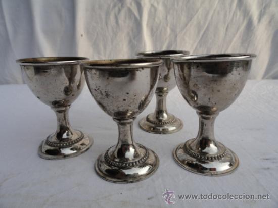 Antig&uuml;edades: LOTE DE 4 HUEVERAS. - Foto 6