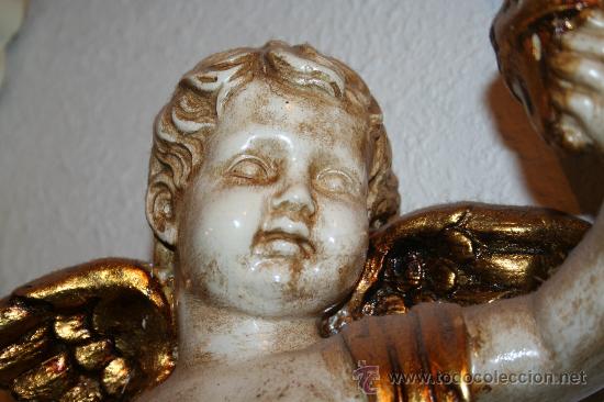 Antig&uuml;edades: antigua figura de angel - Foto 5