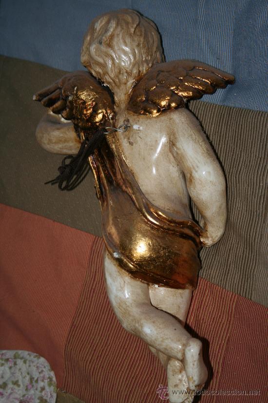 Antig&uuml;edades: antigua figura de angel - Foto 4