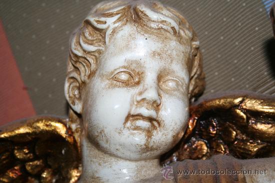 Antig&uuml;edades: antigua figura de angel - Foto 3