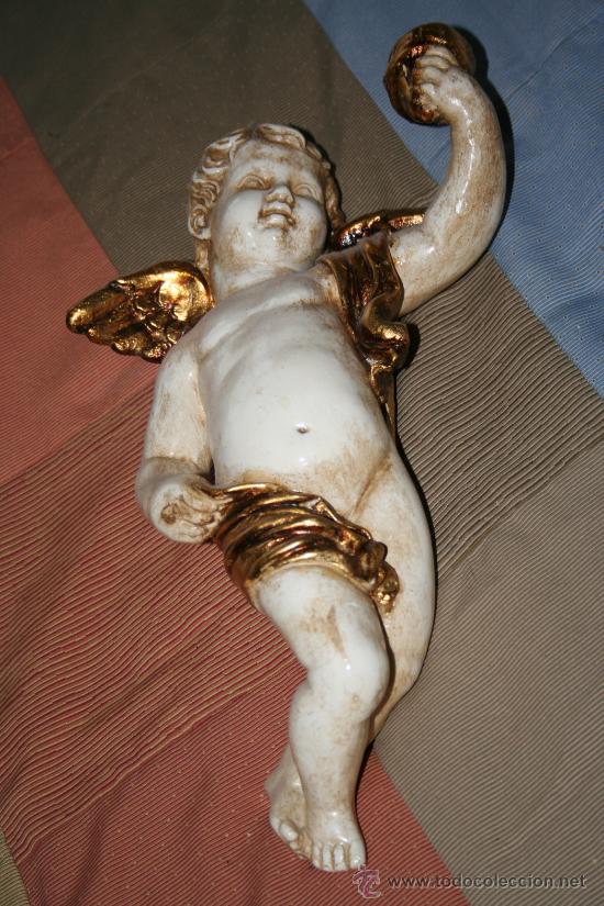 Antig&uuml;edades: antigua figura de angel - Foto 2
