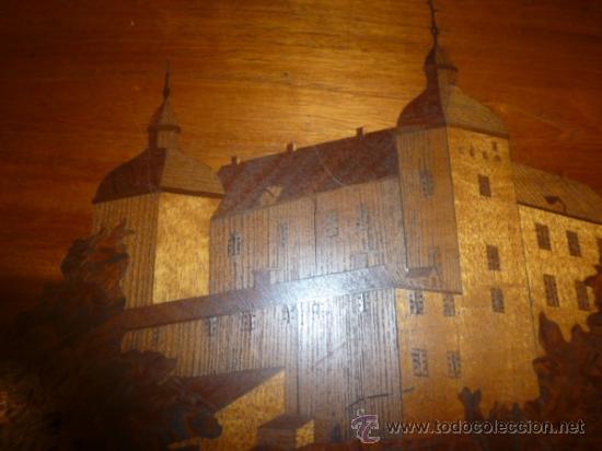 Antig&uuml;edades: panel de marqueteria para mueble - Foto 4