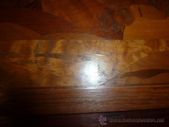Antig&uuml;edades: panel de marqueteria para mueble - Foto 3