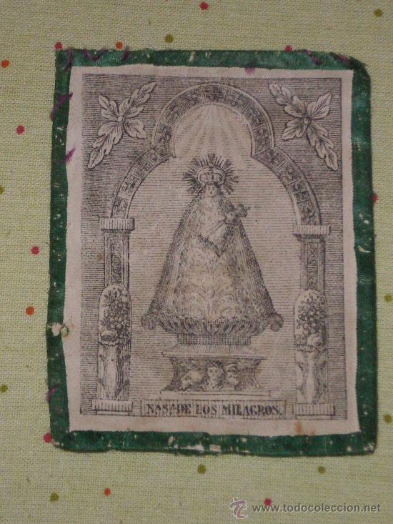 Antig&uuml;edades: ESCAPULARIO ANTIGUO DE NUESTRA SE&Ntilde;ORA DE LOS MILAGROS - Foto 1