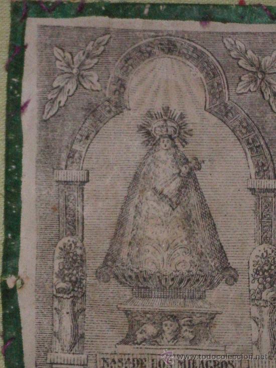 Antig&uuml;edades: ESCAPULARIO ANTIGUO DE NUESTRA SE&Ntilde;ORA DE LOS MILAGROS - Foto 3