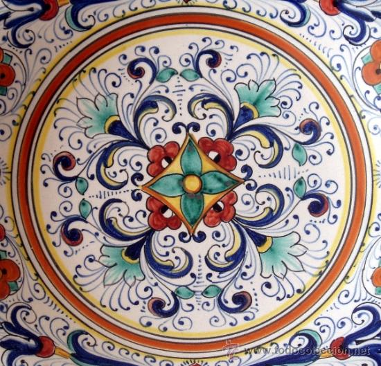 Antig&uuml;edades: PLATO DERUTA ESTILO RICCO - Foto 3
