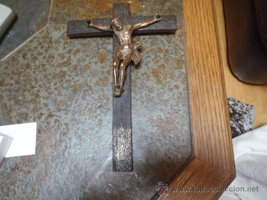 Antig&uuml;edades: CRISTO CRUCIFICADO DE BRONCE S.XVI - Foto 5