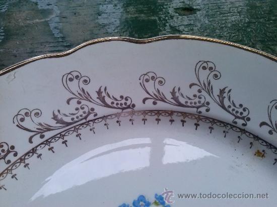 Antig&uuml;edades: precioso plato de sarreguemines - Foto 3