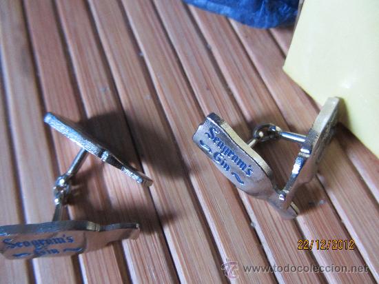 Antig&uuml;edades: gemelos seagram&acute;s gin - Foto 2
