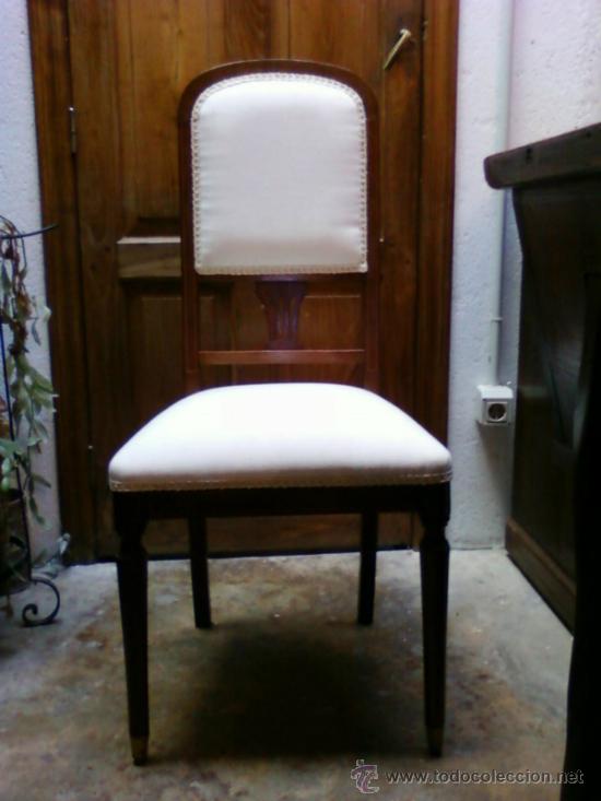 Antig&uuml;edades: SILLA TAPIZADA - Foto 1