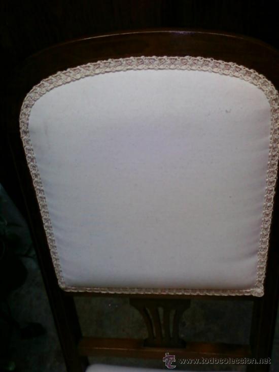 Antig&uuml;edades: SILLA TAPIZADA - Foto 2