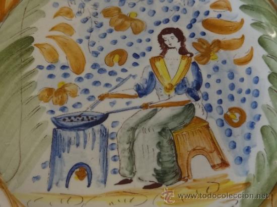 Antig&uuml;edades: PLATO DE CERAMICA DE MANISES - Foto 1