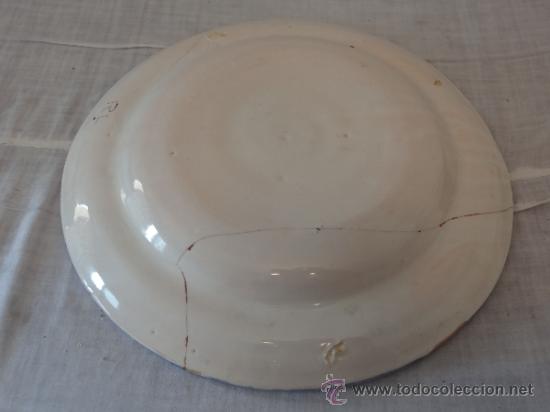 Antig&uuml;edades: PLATO DE CERAMICA DE MANISES - Foto 5