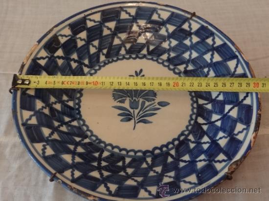 Antig&uuml;edades: S. XIX EXCELENTE PLATO DE MANISES - Foto 4