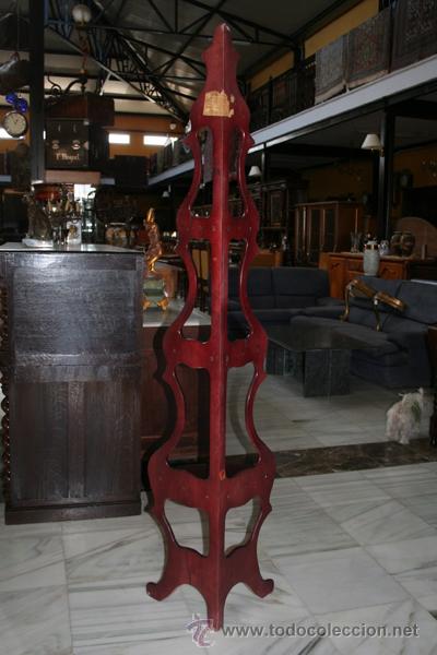 Antig&uuml;edades: ESTANTER&Iacute;A ESQUINERA EN CAOBA REF.5330 - Foto 3