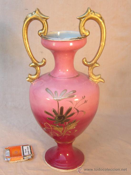 Antig&uuml;edades: JARRON DE PORCELANA CON SELLO EN BASE - Foto 2