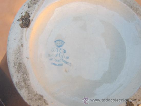 Antig&uuml;edades: JARRON DE PORCELANA CON SELLO EN BASE - Foto 4