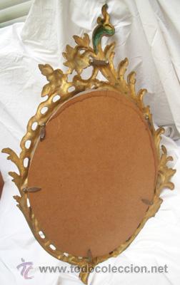 Antig&uuml;edades: ESPEJO CORNUCOPIA EN BRONCE - Foto 3